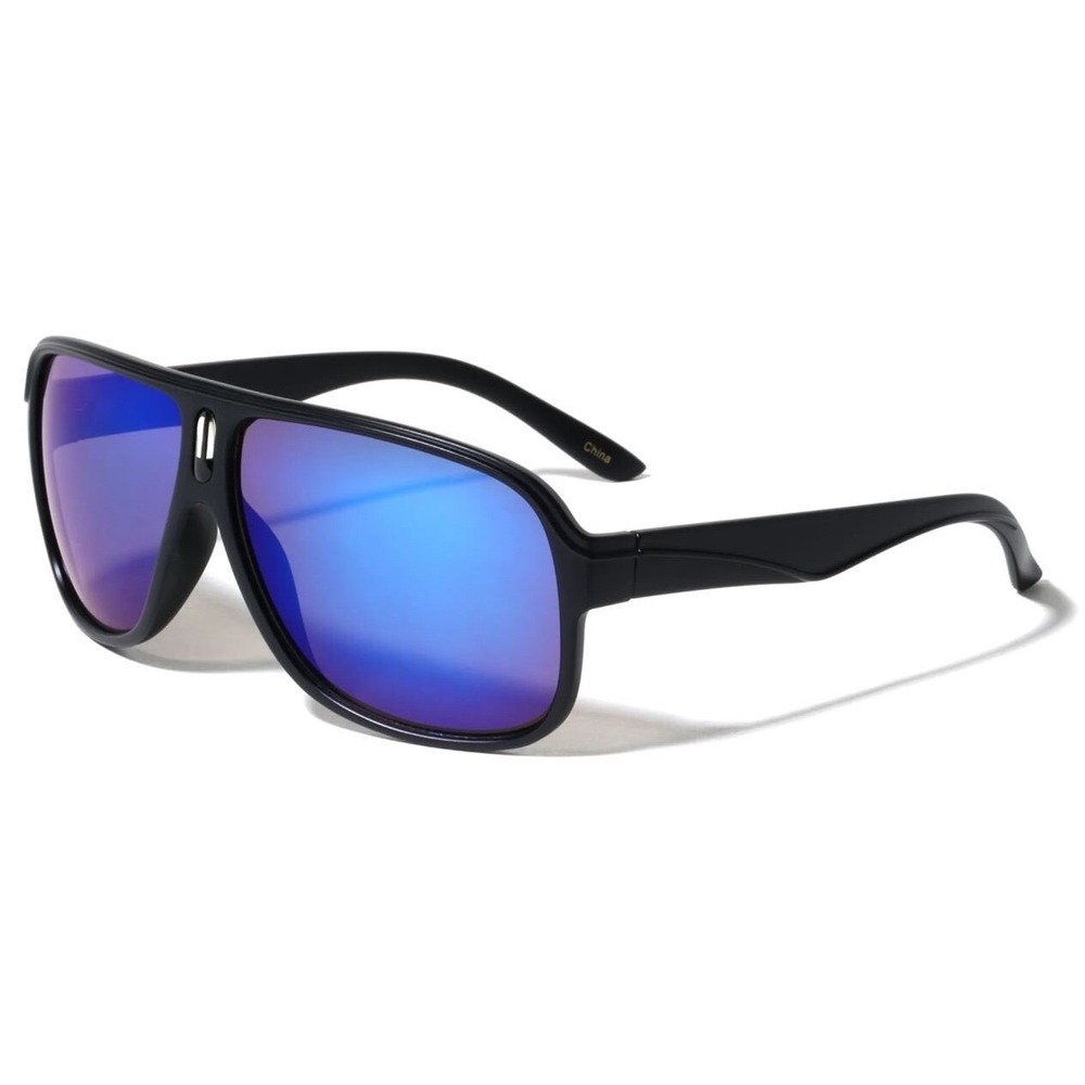 Aviator Sunglasses Blue Mirror Lens Driving Sport Sunglasses Fashion UV400 Gafas